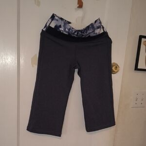 lululemon athletica | Charcoal and Patterned Athletic Shorts